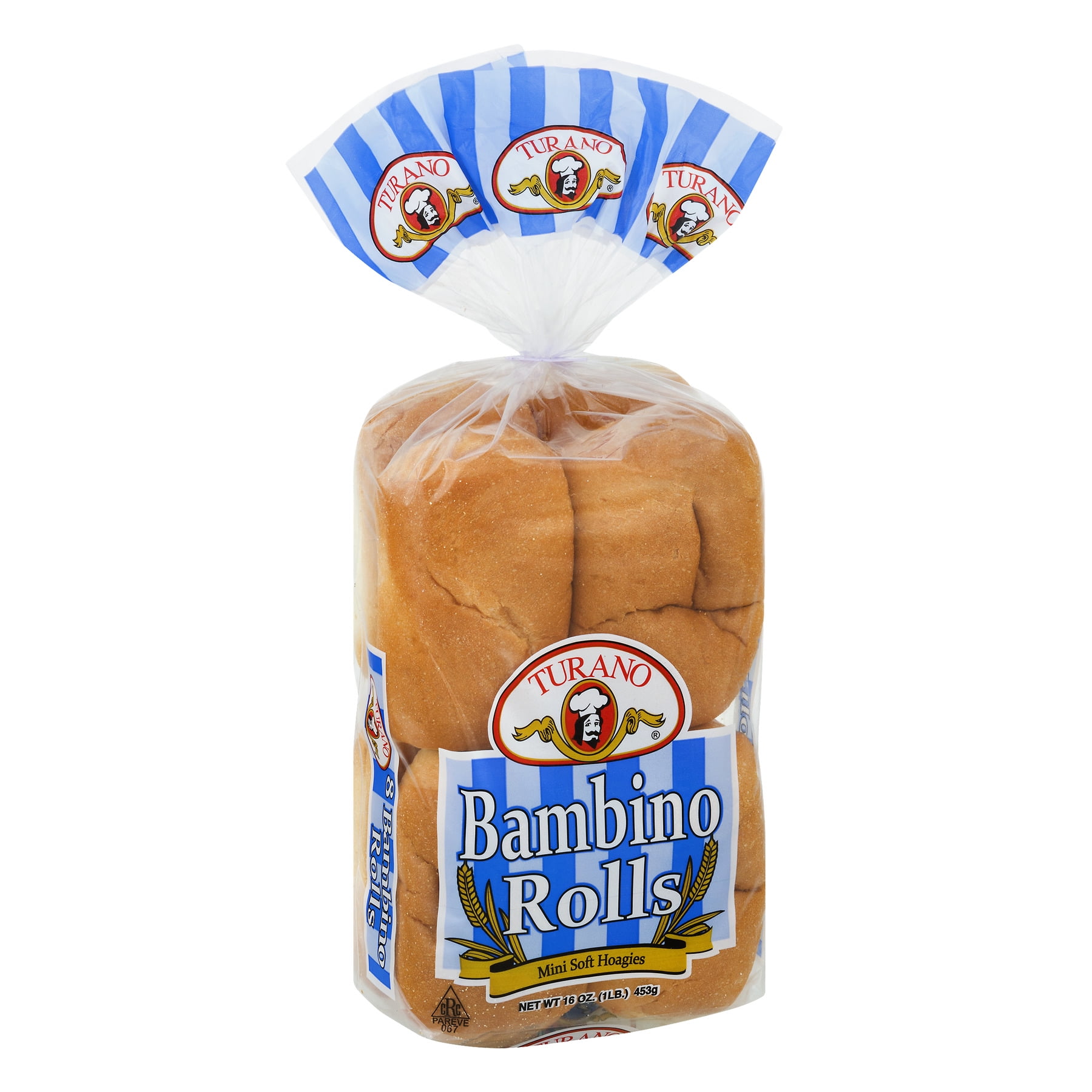 Turano Bambino Rolls, Mini Soft Hoagies
