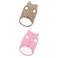 thumbnail image 1 of 2x Chaleco para mascotas Ropa de abrigo para perros Chaqueta Ropa Abrigo Ropa marrón rosa, 1 of 9