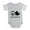 Heather Gray, variant on CafePress - FIN Peace Love Greyhound - Cute Infant Baby Football Bodysuit