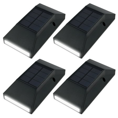

Outdoor Solar Powered 6 LED Wall Light Garden Security Landscape Lamps Yard Walkway Lighting