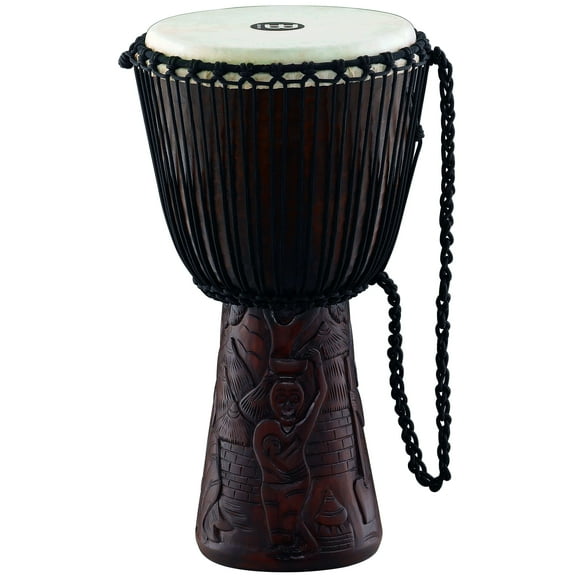 MEINL Professional African Djembe Large African Village Carving
