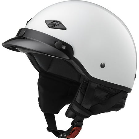 LS2 Bagger HH568 Solid Half Motorcycle Helmet Pearl