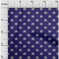 thumbnail image 1 of oneOone Silk Tabby Fabric Elephant Block Printed Fabric 1 Yard 42 Inch Wide, 1 of 4