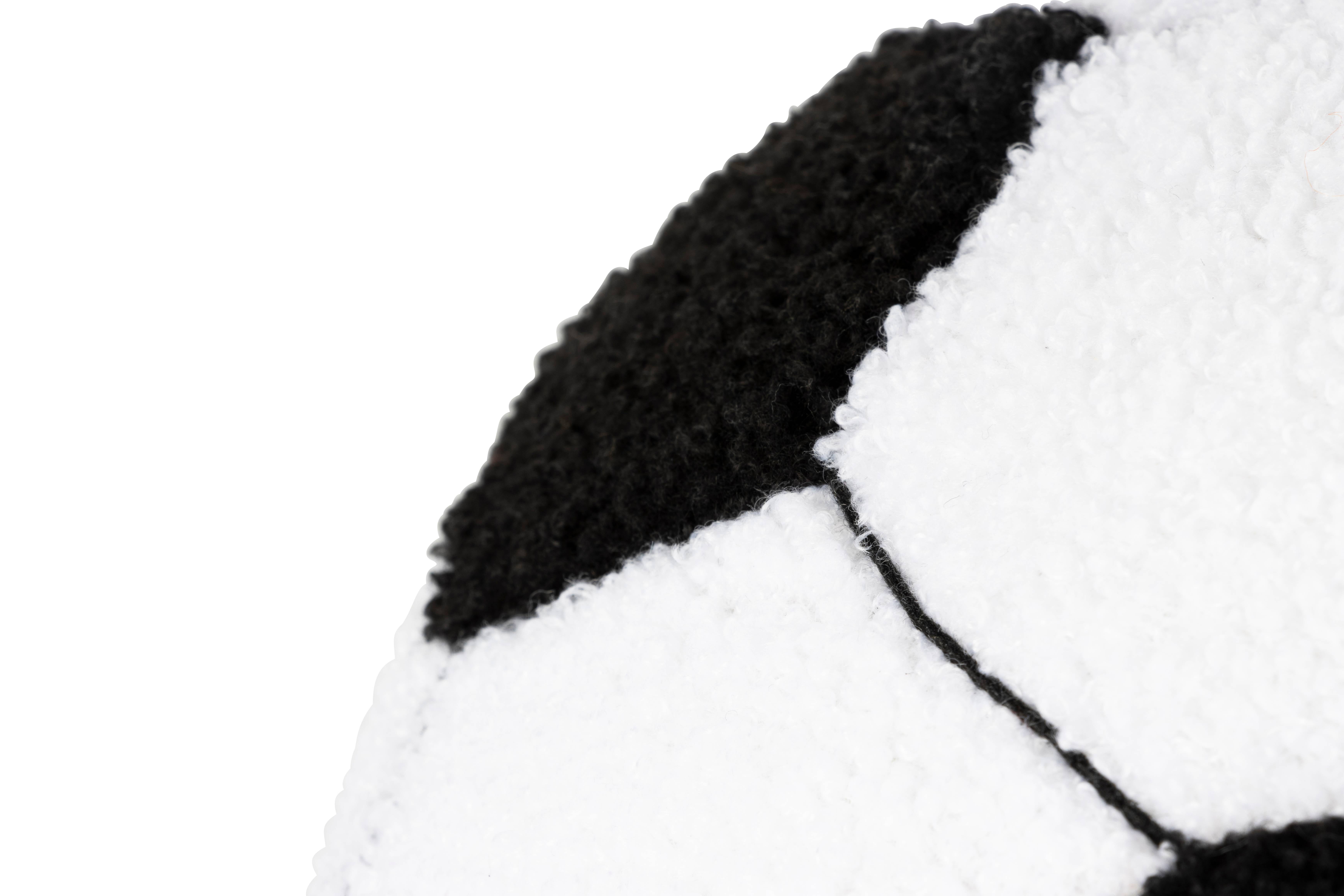 Messi 12" Soccer Ball Pillow Buddy, Polyester, Black & White, Messi