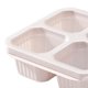 thumbnail image 2 of Caja Preparación Comidas Contenedor Almacenamiento Alimentos Bandeja Servicio 4 Compartimento Microondas Y Lavavajillas Safe BPA Free para Viajes Picnic Party, 2 of 6