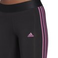thumbnail image 2 of Leggins adidas Essentials de 3 rayas para mujer, color negro y lila, 2 of 3
