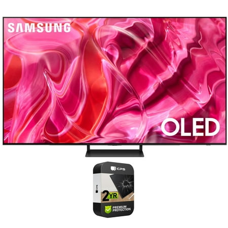 Restored Samsung QN55S90CAFXZA 55 Inch OLED 4K Smart TV 2023 Bundle with 2 YR CPS Enhanced Protection Pack (Refurbished)
