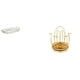thumbnail image 1 of Bandeja De Tocador Rectangular Nórdica Y Escurridor De Tazas Giratorio, Organizador Para Comedor, Oficina, Hogar, Dormitorio, Armario, Sala De Estar, Encimera., 1 of 8