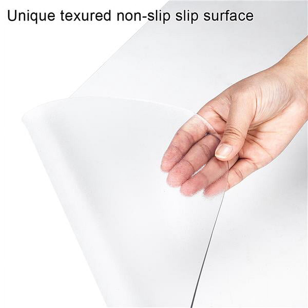 PVC Dull Polish Chair Mat Protection Floor Mat 90x120x0.2cm Rectangular