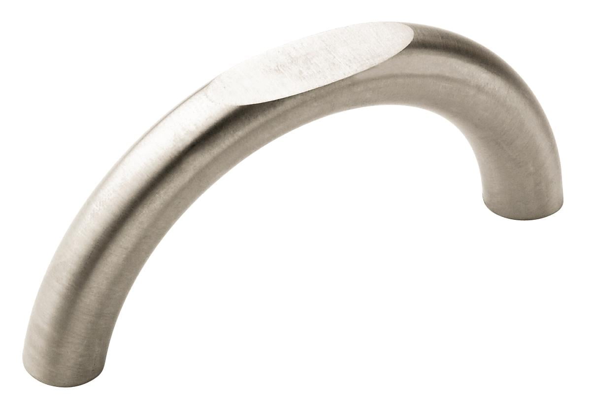 Amerock Essential'Z 2-1/2 Inch Cabinet Pulls - Satin Nickel Finish, 10 Pack With Screws