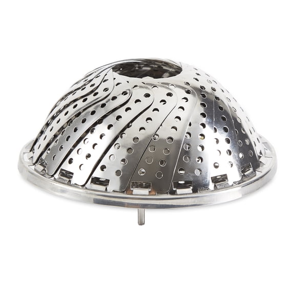 Stainless Steel Collapsible Vegetable Steamer, 9-Inch Diameter