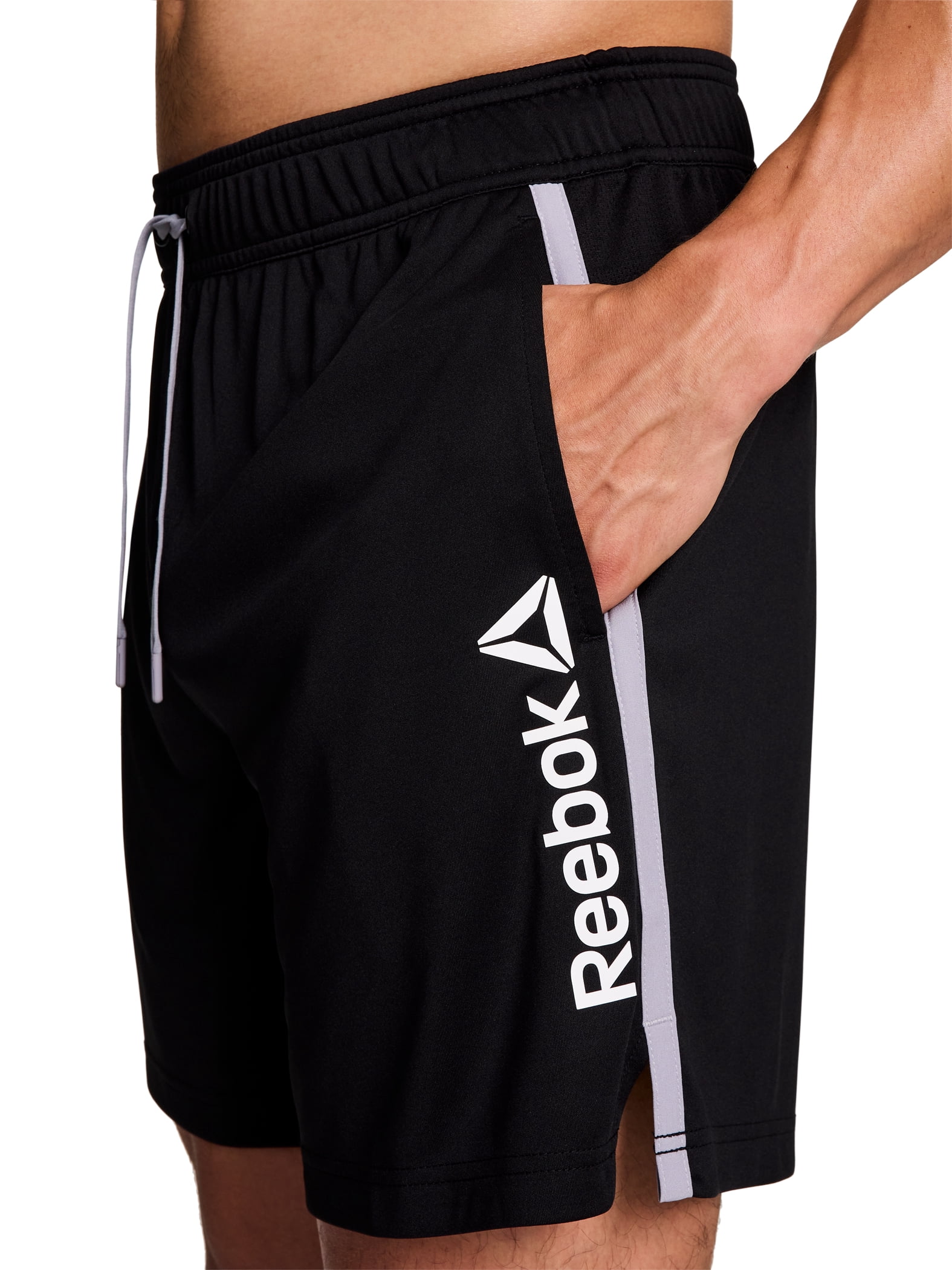 Reebok Men's Reebok Men's and Big Men's Champ Knit Performance Shorts, 6" Inseam, Sizes XS-3XL