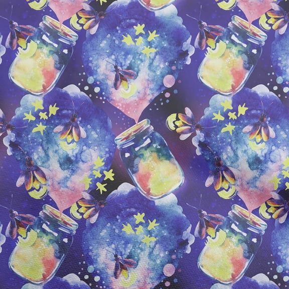 oneOone Cotton Cambric Plum Fabric Watercolor Craft Projects Decor Fabric Printed By The Yard 42 Inch Wide-22