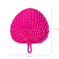 thumbnail image 3 of Cqxid DIY Knitting DIY Under $5 Handheld Weaving Fan Handmade Multifunctional For Farmhouse Wall Decor Decorative Accessory 13.4x12inch, 3 of 5