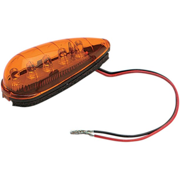 K&S Technologies 258900 Teardrop Marker Lights Amber LED Walmart