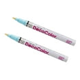 thumbnail image 2 of Marvy Uchida Fine Line Opaque Paint Markers, Pale Blue, 2/Pack, 2 of 2