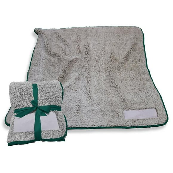 Trim Frosty Fleece Blanket, Plain Hunter