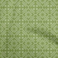 thumbnail image 1 of oneOone Cotton Flex Green Fabric Asian Floral Block Fabric For Sewing Printed Craft Fabric By The Yard 40 Inch Wide, 1 of 4