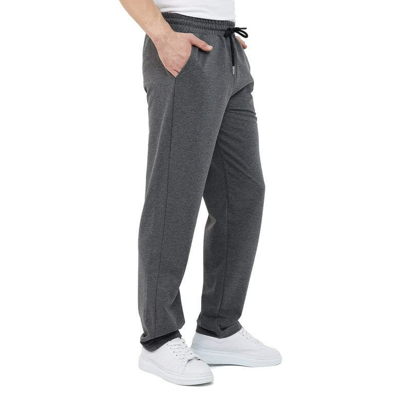 HSMQHJWE Mens Sweatpants With Zipper Fly Youth Pants Slip Cotton Sports  Men'S Jogging Fitness Casual Pocket Trousers Loose Men'S Pants Outdoor Warm