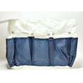 thumbnail image 4 of Allary #1610 Canvas Craft Caddy Organizer Project Tote 9.5"x5"x8.5", Blue, 4 of 9