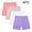 Multicolor3, variant on Girls Cotton Bike Shorts, Soft Dancing 4 Pack Stretch Short Leggings Multicolor Size 5-14 T