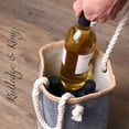 thumbnail image 2 of Rutledge & King Reusable Wine Bag - Wine Tote for Wine Bottles - (Waverly, 2 Pack), 2 of 7