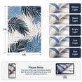 thumbnail image 7 of Findosom 5'x7' Jute Area Rug for Living Room,Palm Leaves Washable Area Rug,Neutral Waterproof Indoor Outdoor Rug Non-Slip Floor Carpet for Patio,Living Room,Balcony,Dining Room,Blue, 7 of 7