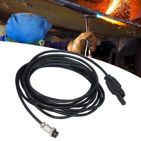 

Fugacal Torch Micro Switch Trigger With Wire Line Aviation Plug Fitting For TIG 4.3Meter 14.11ft Length Torch Micro Trigger Torch Micro Switch Trigger