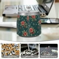 thumbnail image 6 of Yayeee Ashtray with Lid for Cigarette Smokeless Stainless Steel Home Ash Holder, Floral Christmas, 6 of 7
