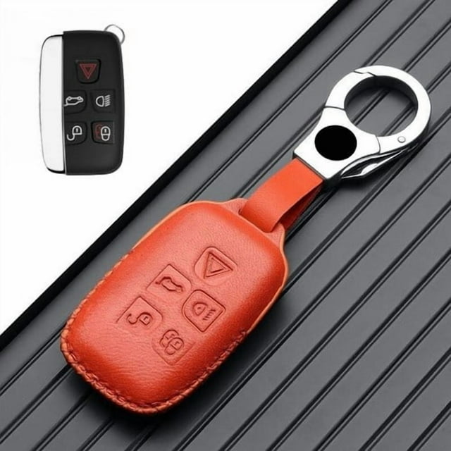 Car Key Fob Cover Case Protector Real Leather Car Key Case Cover For Land Rover Range Rover Discovery For Jaguar