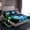 Blue Green, variant on Manfei Boys Girls Video Game Twin Sheet Sets 3pcs,Abstract Gamepads Twin Fitted Sheet Microfiber,Gradient Lightning Gamer Breathable Flat Sheet,Luxury Bedroom Decor