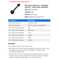thumbnail image 2 of Rear Lower Control Arm - Compatible with 2017 - 2020 Lincoln Continental 2018 2019, 2 of 2