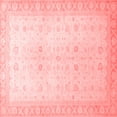 thumbnail image 1 of Ahgly Company Indoor Square Oriental Red Traditional Area Rugs, 5' Square, 1 of 4