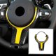 thumbnail image 3 of Riwesomey Embellecedor para cubierta de volante, antiarañazos, antiabrasión, buena artesanía, componentes para automóviles, accesorios para Vehículos, repuestos y accesorios Mis amarillo, 3 of 6