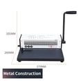 thumbnail image 2 of 30 Holes Loose-Leaf Punching Binding Machine KD15 A4/B5/A5 Hole Puncher Portable, For Office, School, Business ,Easy to Operate, 2 of 5