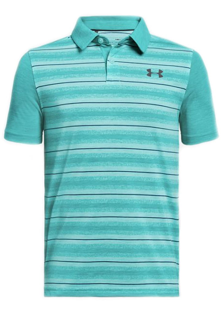 under armour teal polo