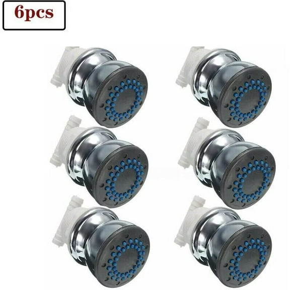 6-Piece Side Shower Massage Jet Set, Compatible with and