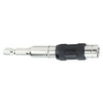 thumbnail image 4 of Impact Tough Quick Release Bit Holder Self Locking Screwdriver Extension Rod 1/4in Hex ShankSilver, 4 of 5