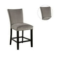 thumbnail image 4 of Simple Relax SR03CM3744GY-PC-2PK Dining Chair, Black, Light Gray, 4 of 5