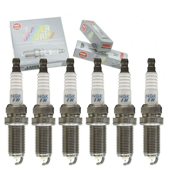 6 pc NGK Laser Iridium Spark Plugs compatible with Nissan Xterra 4.0L V6 2007-2015