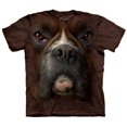 thumbnail image 2 of Boxer Face T-Shirt Oversized Print Dog Mountain Corp 100% Cotton Adult, 2 of 3