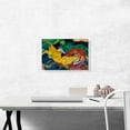 thumbnail image 2 of ARTCANVAS Yellow Cow and Red Calf 1911 Canvas Art Print by Franz Marc - Size: 18" x 12" (0.75" Deep), 2 of 9
