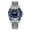 AD2050 Blue, variant on ADDIES Women's GMT Watch, Swiss Ronda 515-24H Quartz Movement, Dual Time Zone Display, 200M Water Resistant, Stainless Steel Sport Watch, Gift for Her