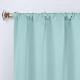 thumbnail image 2 of Superior Blackout Solid Light Filtering Rod pocket Curtain Panel Set, 36" x 72", Green Lily, 2 of 11