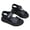Black, variant on Baby Boys Girls Squeaky Sandals Summer Closed-Toe Anti-Slip Rubber Sole Toddler First Walkers Shoes (Black, 8)