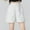 White, variant on Girls Shorts Size 10-12 Casual High Waisted Shorts for Teens Summer Athletic Wide Leg Cargo Pants with Pockets