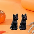 thumbnail image 4 of Wadada Halloween Decorations Resin Ghost Table Sign Black Cat Table Centerpieces Standing Tabletop Decoration Happy Halloween for Holiday Desk Tiered Tray Party Shelf Decor Farmhouse (2Pcs), 4 of 6