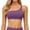 Purple, variant on One Shoulder Sports Bras for Women Sleeveless One Strap Low Impact Asymmetrical Workout Yoga Tops Pink M