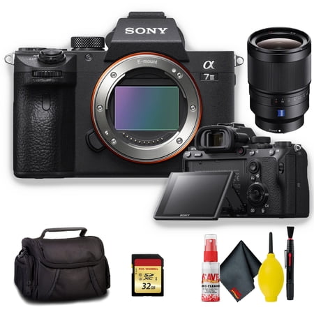 Sony Alpha a7 III Mirrorless Digital Camera with Sony FE 35mm F/1.4 ZA E-Mount Lens - Standard Kit