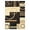 Brown, variant on GlowSol 8' x 10' Modern Geometric Area Rug Washable Rug Non-Shedding Stain Resistant Carpet for Dining Room Office, Tturquoise